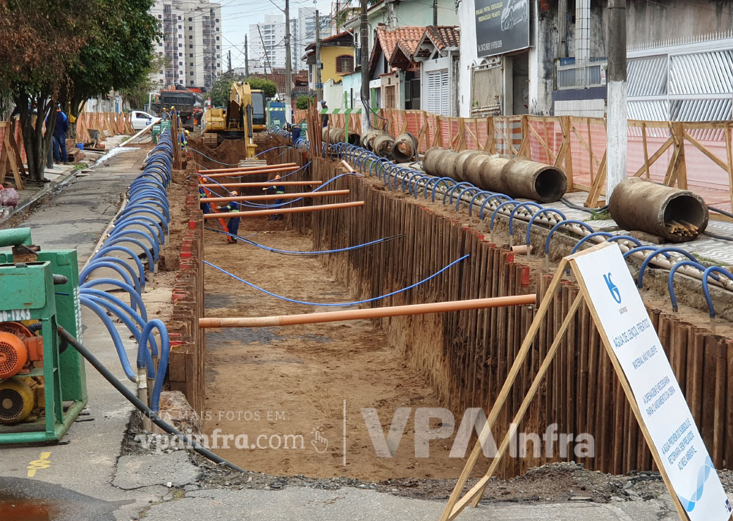 Obra de Saneamento Sabesp